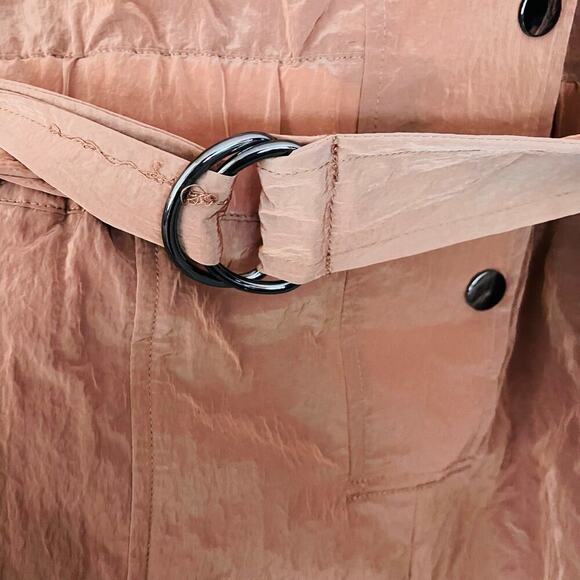 Varley Belle Boxy Playsuit Romper Clove Brown Shimmer Size Medium NEW - Picture 8 of 13